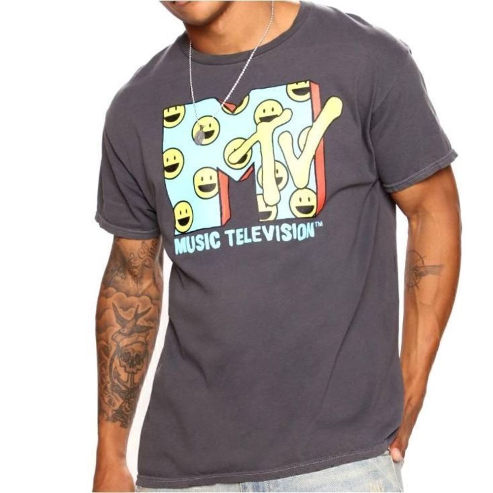 MTV Short Sleeve Mens T- Shirt Size Large